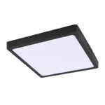 24PTLLEDC30MVN Tecnolite Plafon led cuadrado sobreponer negro 24w 3000k