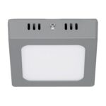 Plafon led cuadrado gris 6w Volteck