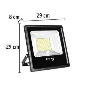 Reflector led delgado volteck 100w 3000k IP65