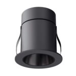 7YDLED1093MV30N Tecnolite Downlight led empotrado 7w negro