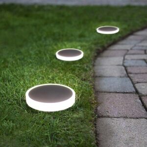 Luminaria led exterior empotrable a piso 2w tecnolite
