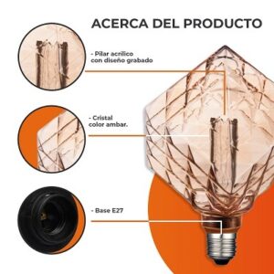 Foco led decorativo vintage 3.5w tecnolite