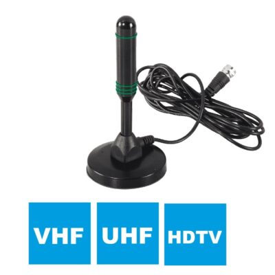 Antena para tv con base magnetica