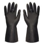 Guante latex industrial negro grande