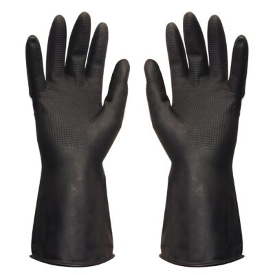 Guante latex industrial negro medianos