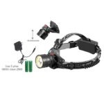 Linterna led recargable para cabeza 6w