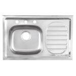 Fregadero de sobreponer escurridor derecho tramontina