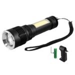 Linterna de mano recargable de aluminio 8w