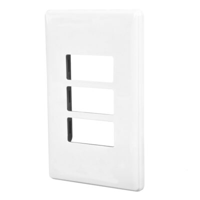 Placa plastica 3 ventanas