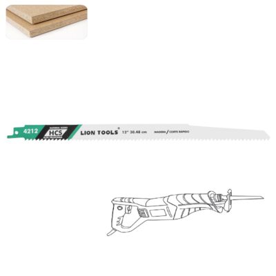 Segueta para sierra sable para madera 12
