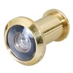 Mirilla para puerta laton brillante