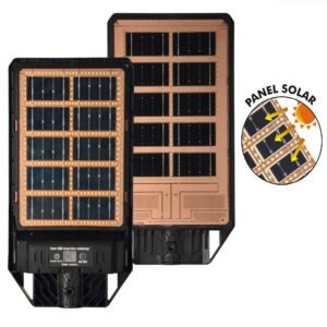 Lampara solar 20w doble panel