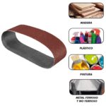 Lija de banda 3x21 grano 60