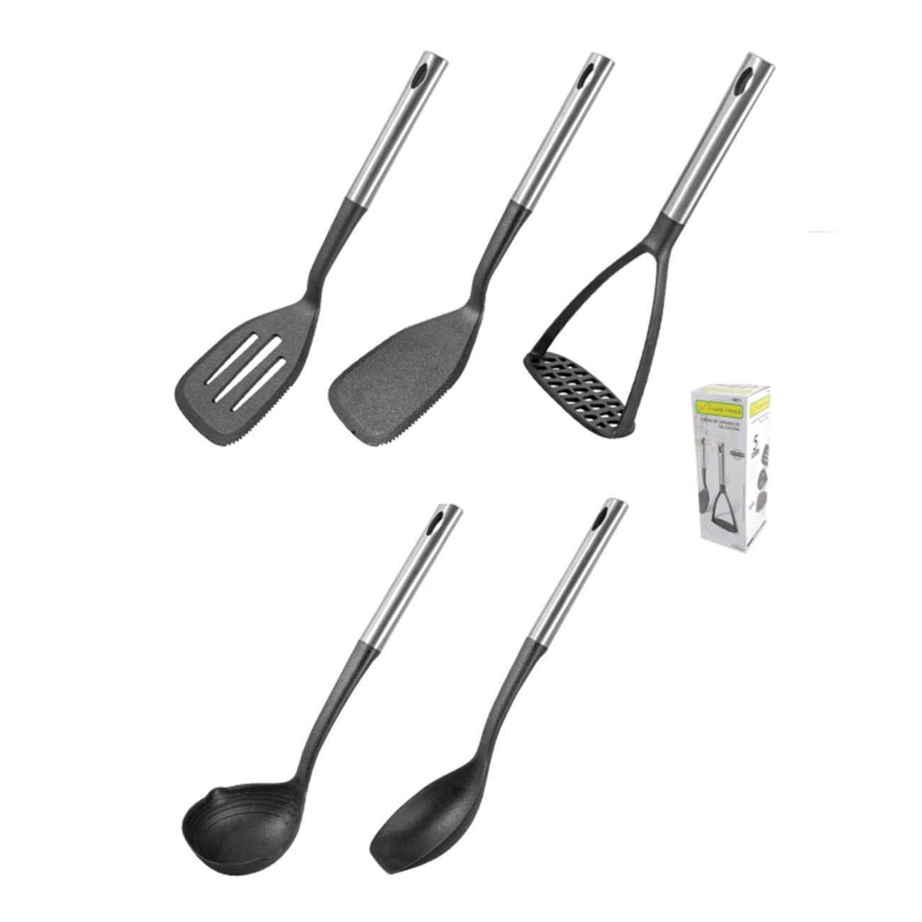 Juego de utensilios de cocina 5 piezas