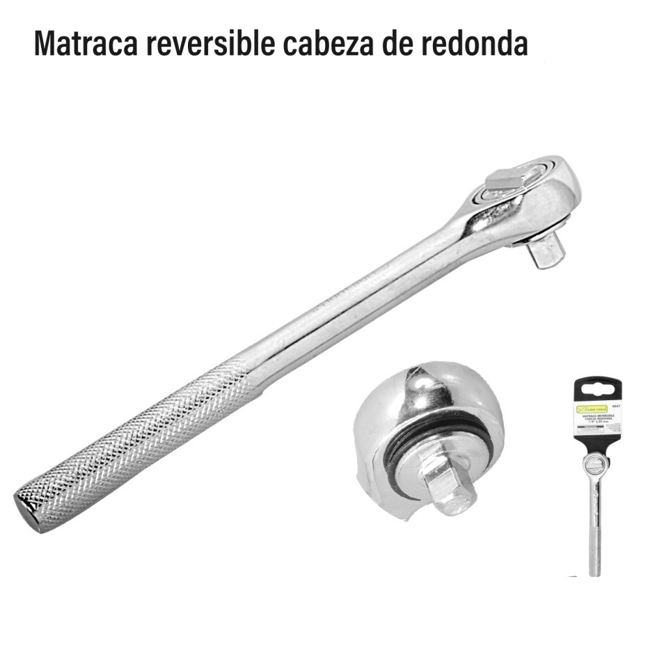 Matraca reversible de 3/8