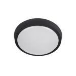 Plafon led interior negro 15w 3000k