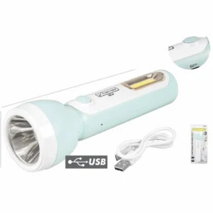 Lampara portátil recargable 2 luces 4w