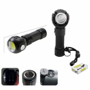 Linterna led recargable de Aluminio 360°