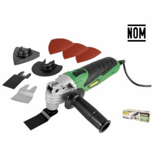 Multiherramienta oscilante con 9 accesorios