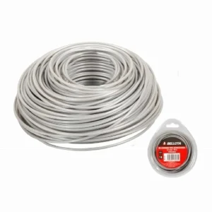 Hilo para desbrozadora gris 2.4 mm 15 metros