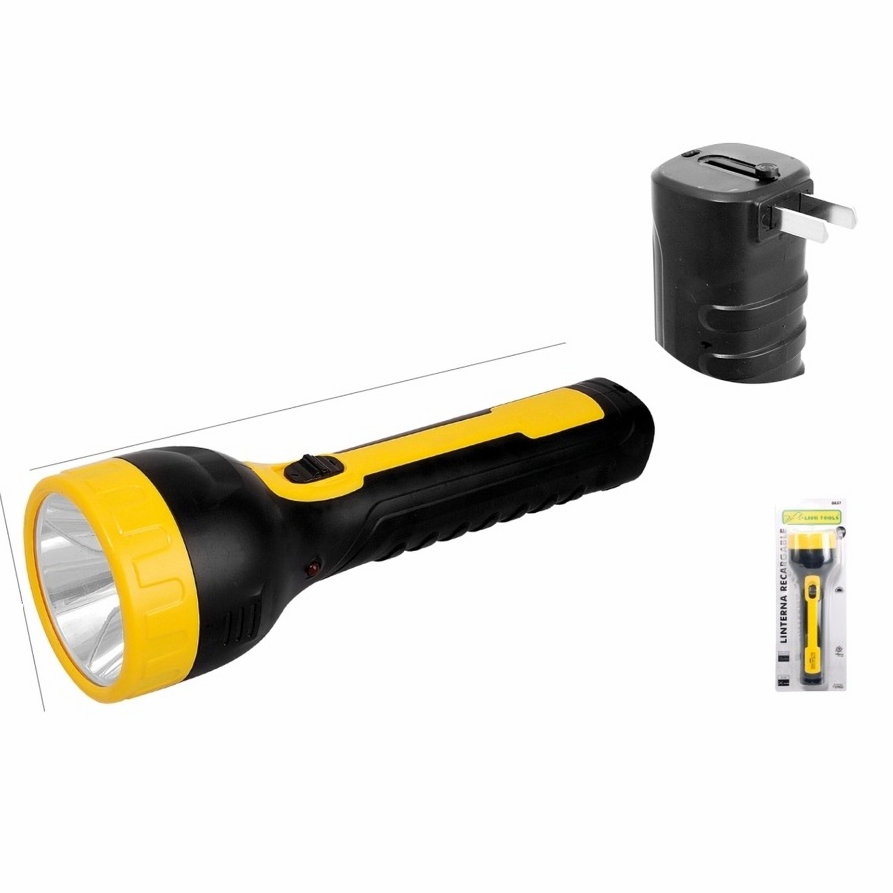 Lampara led de mano con enchufe 3w 1 Lampara led de mano con enchufe 3w