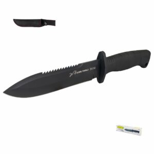 Cuchillo de caza pavonado