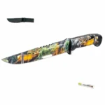 Cuchillo de monte 8 pulgadas diseño de cazadores