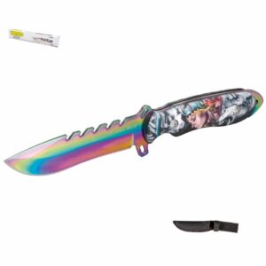 Cuchillo de monte tornasol cacha de lobo
