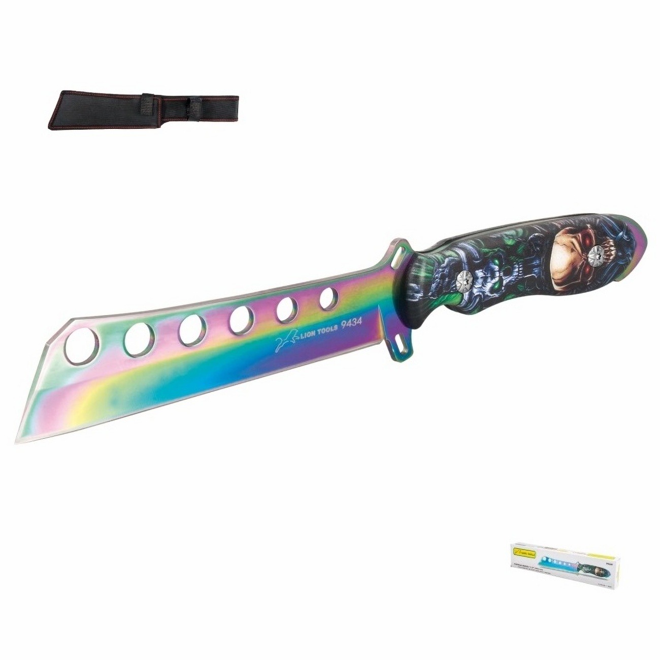 Cuchillo de supervivencia hoja tornasol 1 Cuchillo de supervivencia hoja tornasol