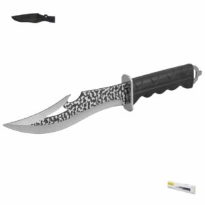 Cuchillo tactico acero inoxidable hoja grabada